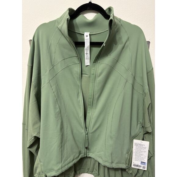 NWT Define Relaxed-Fit Jacket Size 8 Desert Green $148 MSRP - Picture 3 of 4